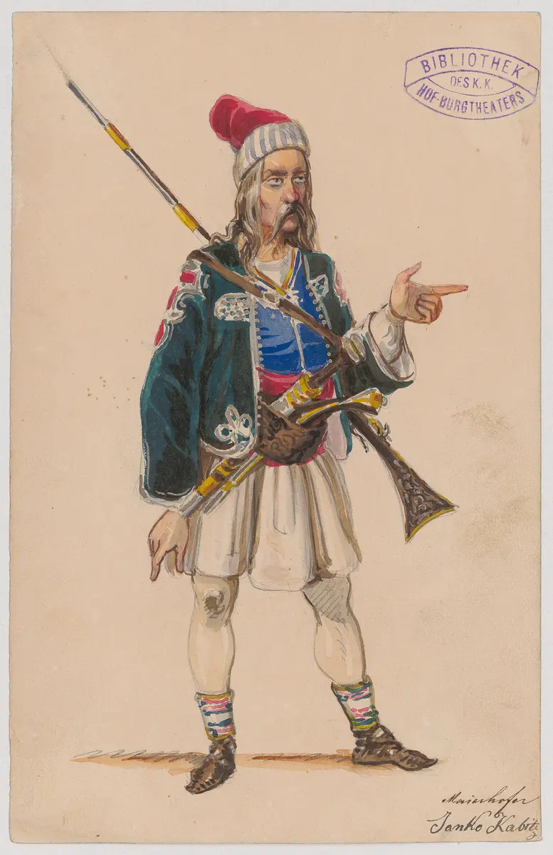 Czerny Georg, Titel der Serie: Figurinen des k.k. Hof-Burgtheaters