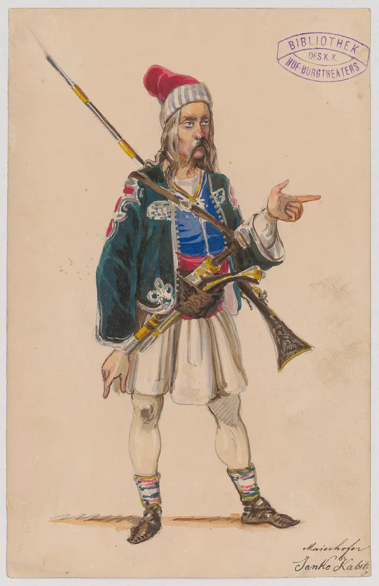 Czerny Georg, Titel der Serie: Figurinen des k.k. Hof-Burgtheaters