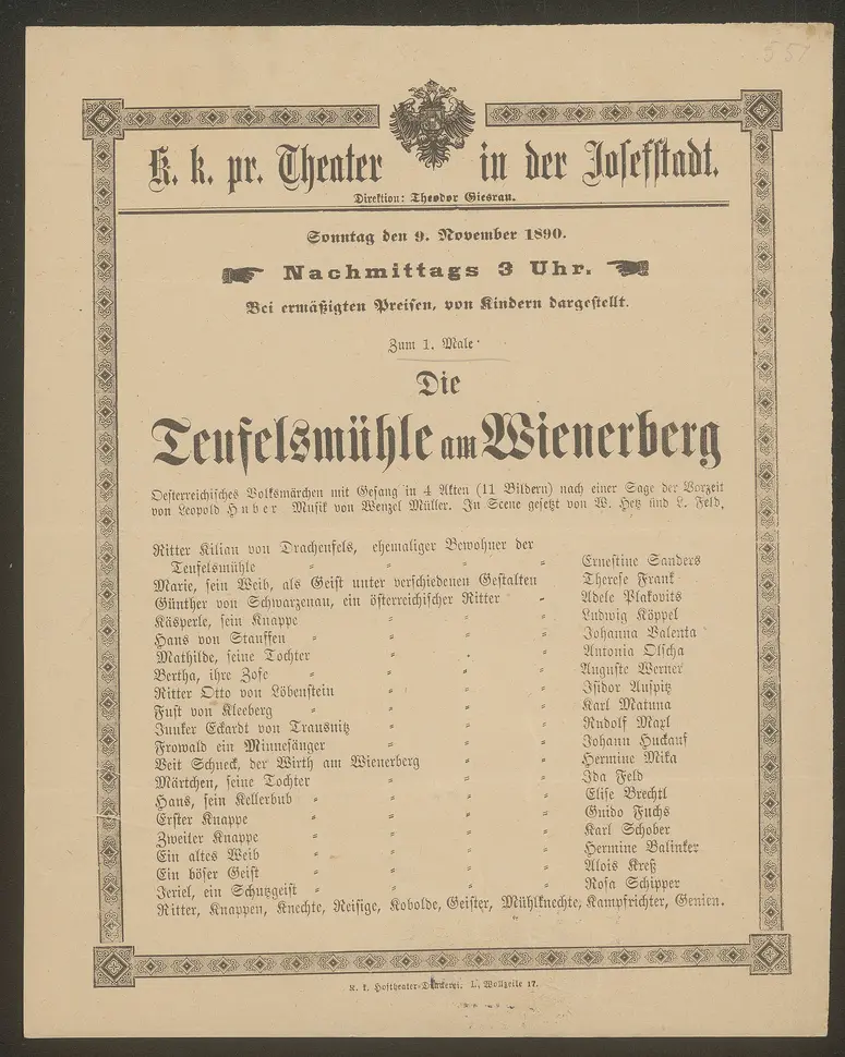 Die Teufelsmühle am Wienerberg