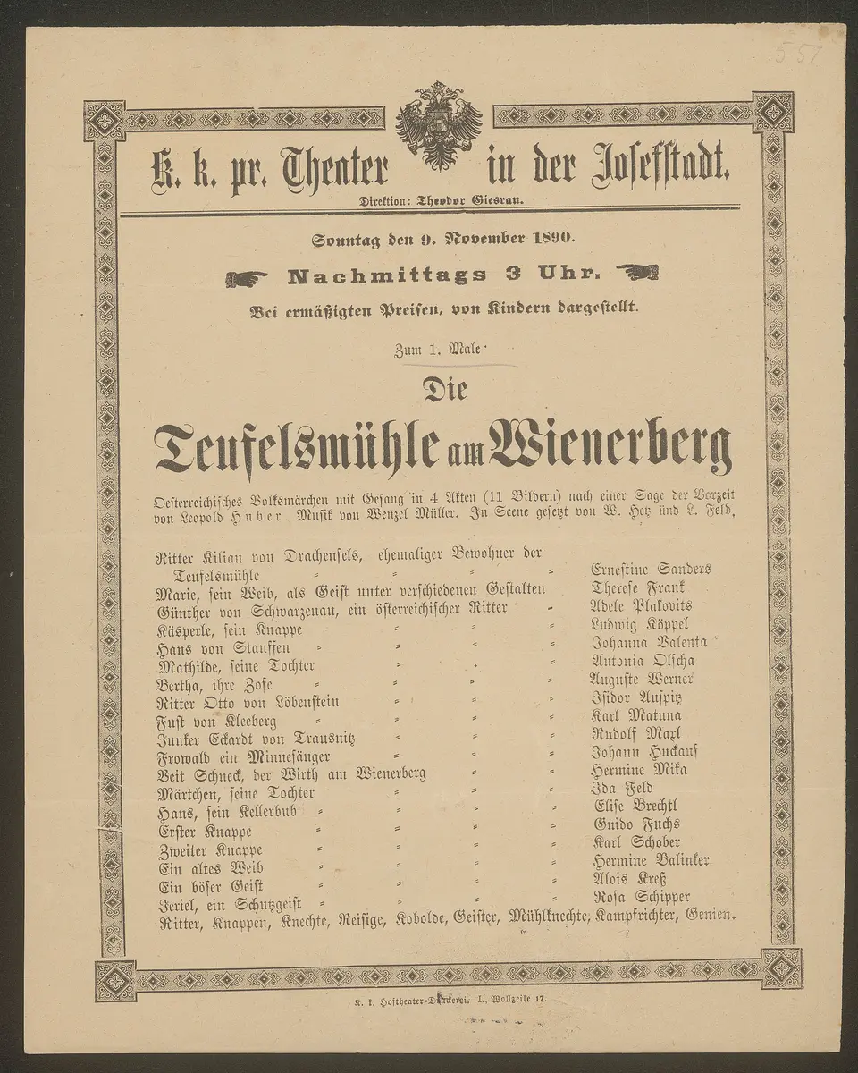 Die Teufelsmühle am Wienerberg