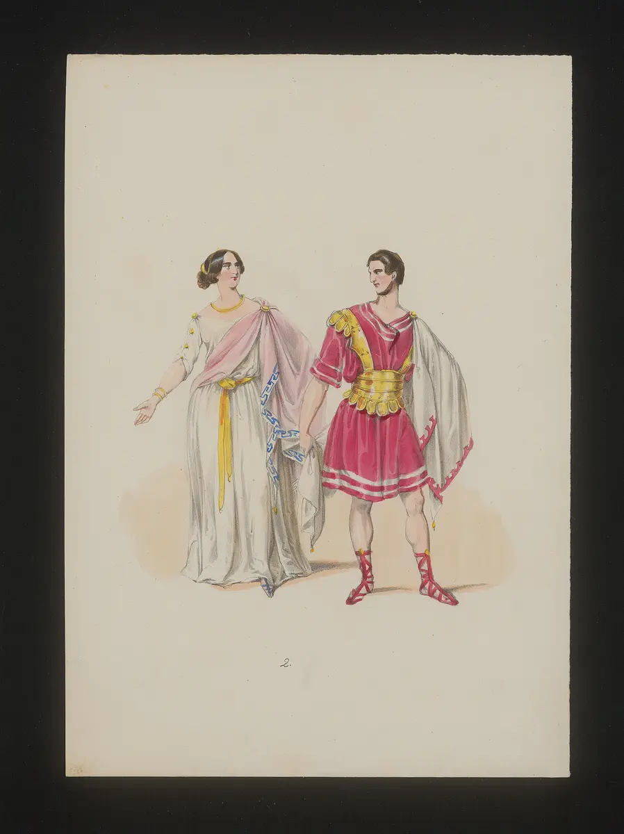 Lucretia, Titel in Vorlageform: Lucrezia, Titel der Serie: Neue Costume-Sammlung verschiedener Zeiten und Nationen