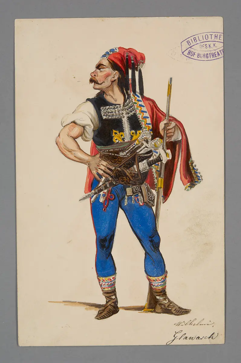 Czerny Georg, Titel der Serie: Figurinen des k.k. Hof-Burgtheaters