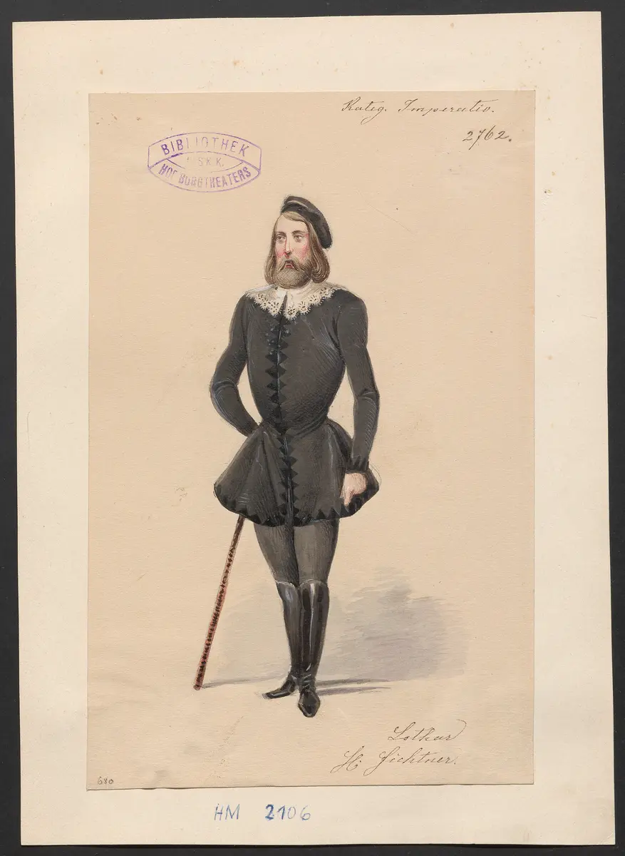 Der kategorische Imperativ, Titel der Serie: Figurinen des k.k. Hof-Burgtheaters