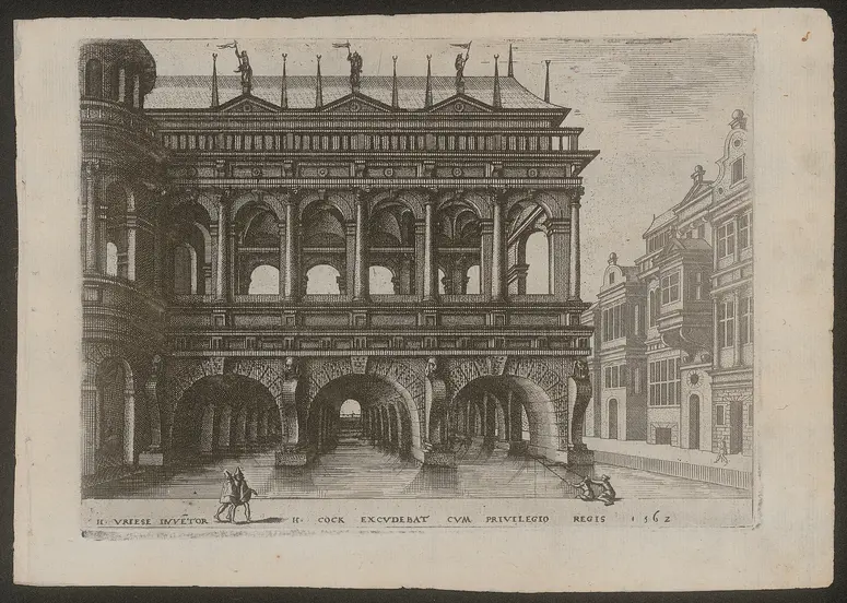 ohne Titel, Titel der Serie: Kleine perspektivische Architekturansichten