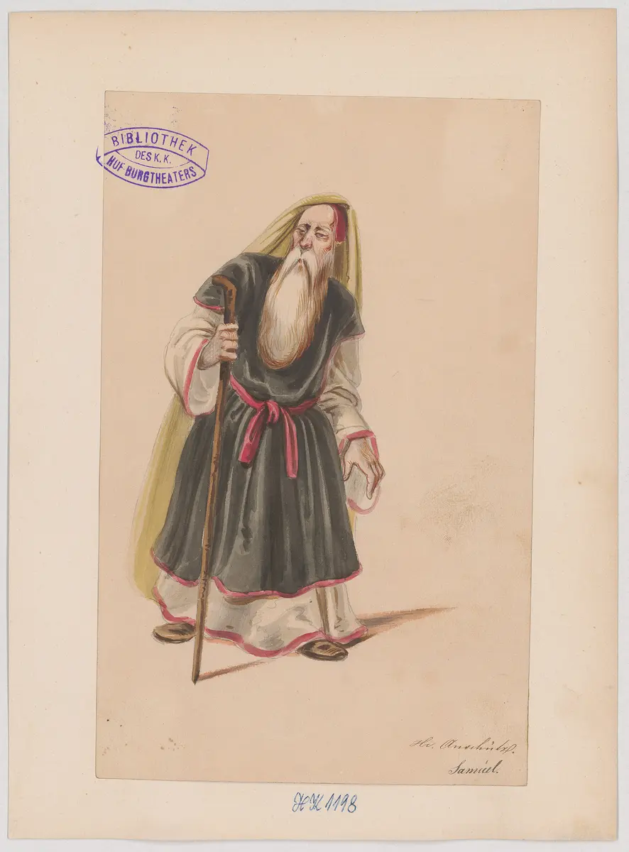 Judith, Titel der Serie: Figurinen des k.k. Hof-Burgtheaters