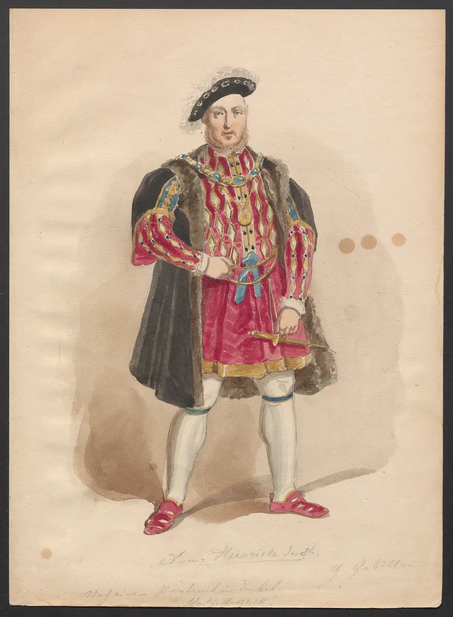 Katharina Howard, Titel der Serie: Figurinen des k.k. Hof-Burgtheaters