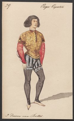 Romeo und Julie, Originaltitel: Roméo et Juliette, Titel der Serie: Figurinen des k.k. Hofoperntheaters