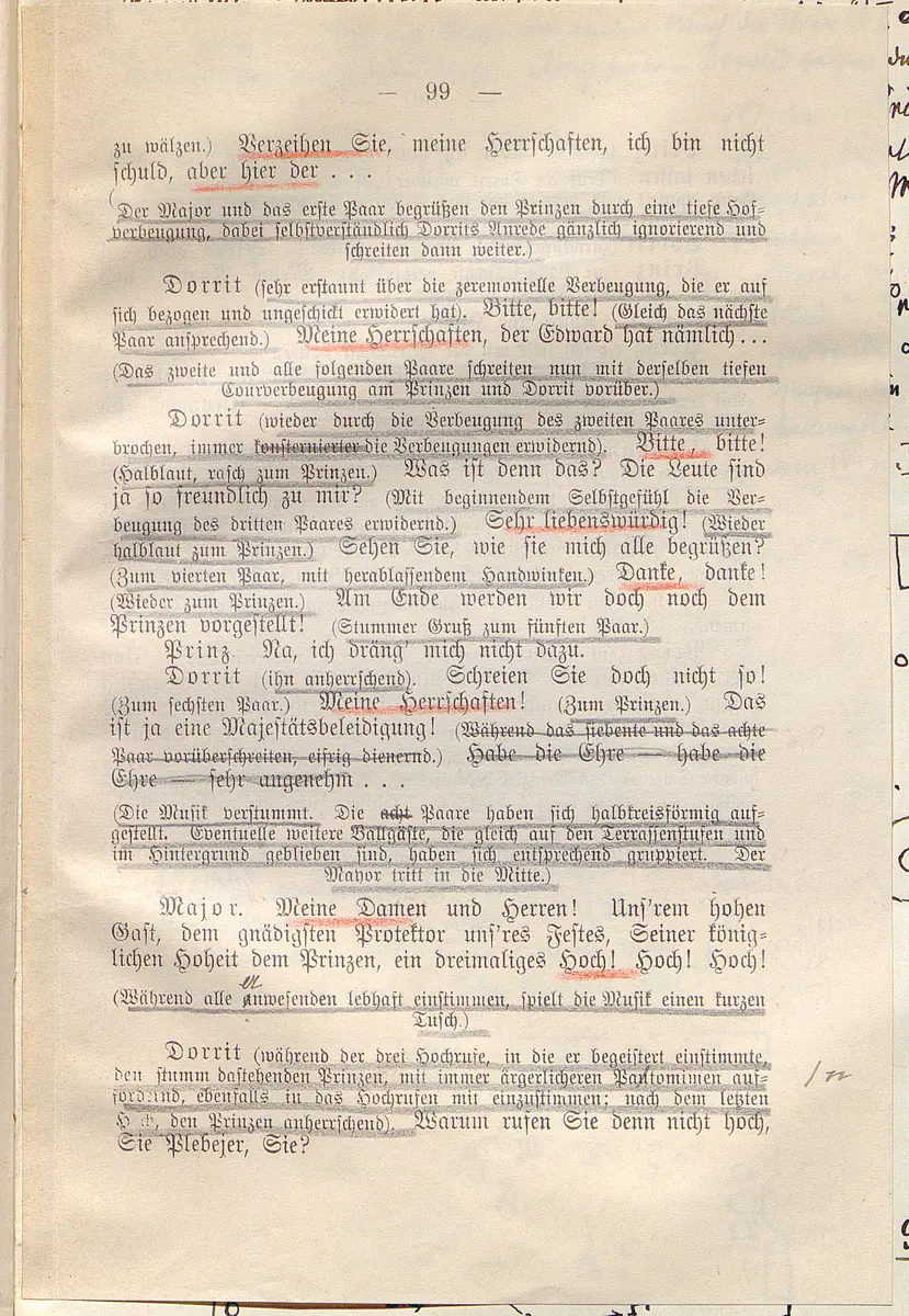 Klein Dorrit. Lustspiel in drei Akten
