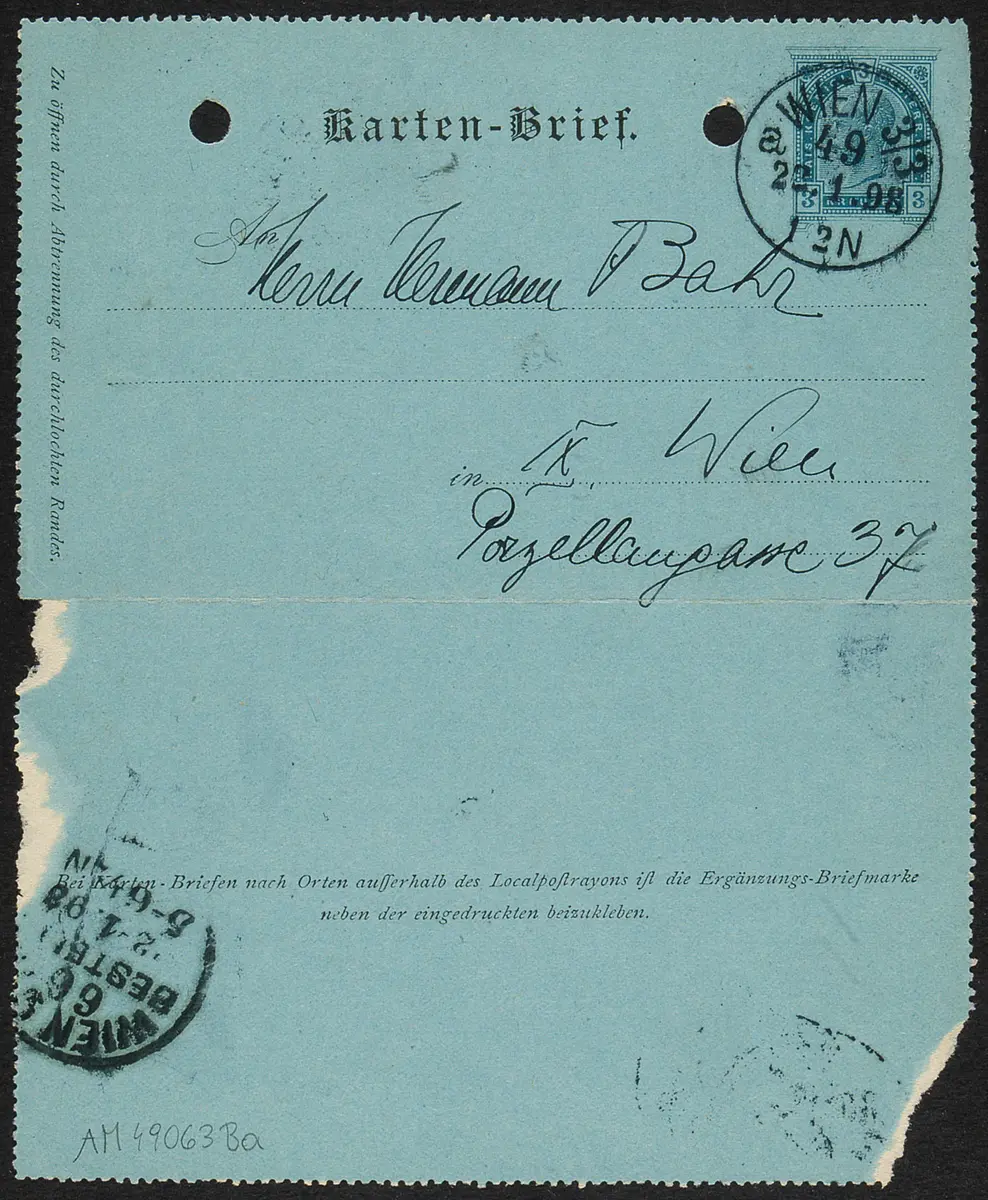 Kartenbrief