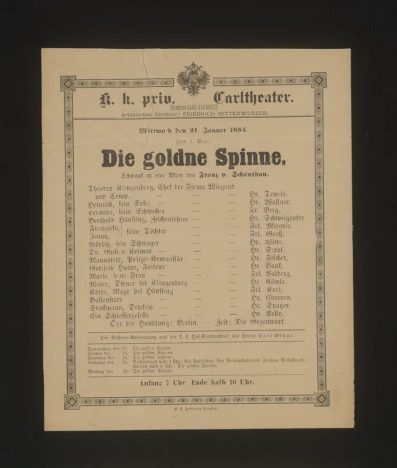 Die goldene Spinne