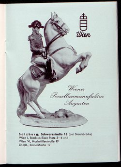 Salzburger Festspiele 1964, Titel in Vorlageform: Salzburgo Festival 1964, Verweis auf Stücktitel: Cosi fan tutte, Verweis auf Stücktitel: Figaros Hochzeit, Verweis auf Stücktitel: Lucio Silla, Verweis auf Stücktitel: Die Zauberflöte, Verweis auf Stücktitel: Ariadne auf Naxos, Verweis auf Stücktitel: Elektra, Verweis auf Stücktitel: Der Rosenkavalier, Verweis auf Stücktitel: Macbeth, Verweis auf Stücktitel: Jedermann, Verweis auf Stücktitel: Faust, Verweis auf Stücktitel: Die lustigen Weiber von Windsor