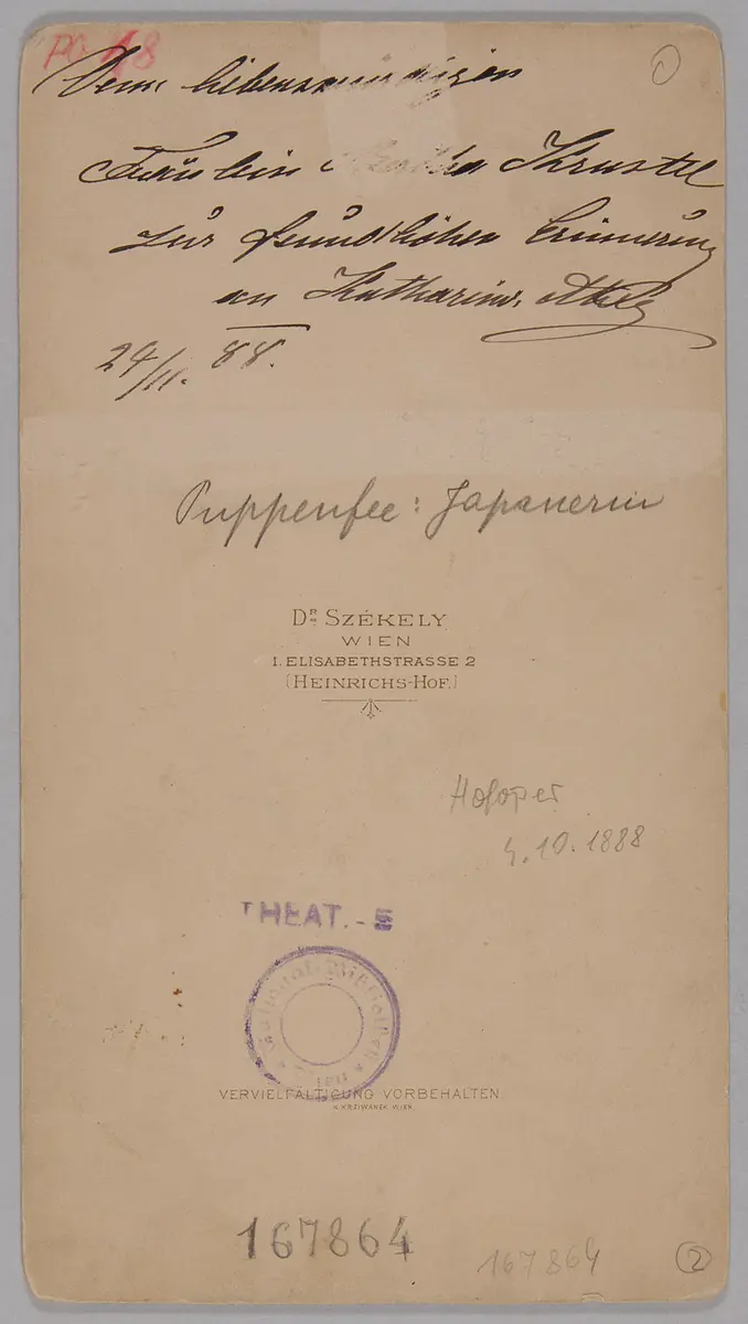 Abel, Verweis auf Stücktitel: Die Puppenfee