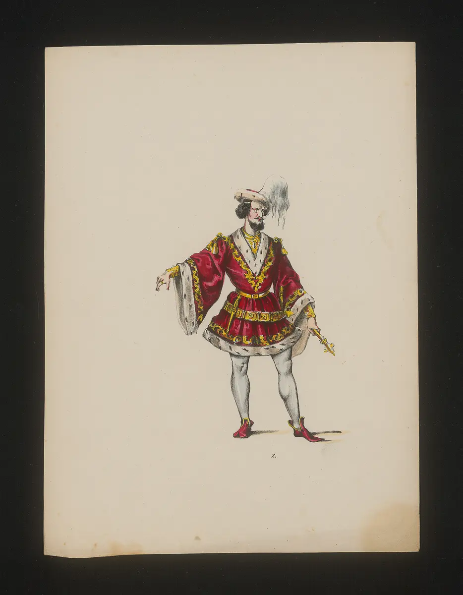 König und Bauer, Titel der Serie: Neue Costume-Sammlung verschiedener Zeiten und Nationen