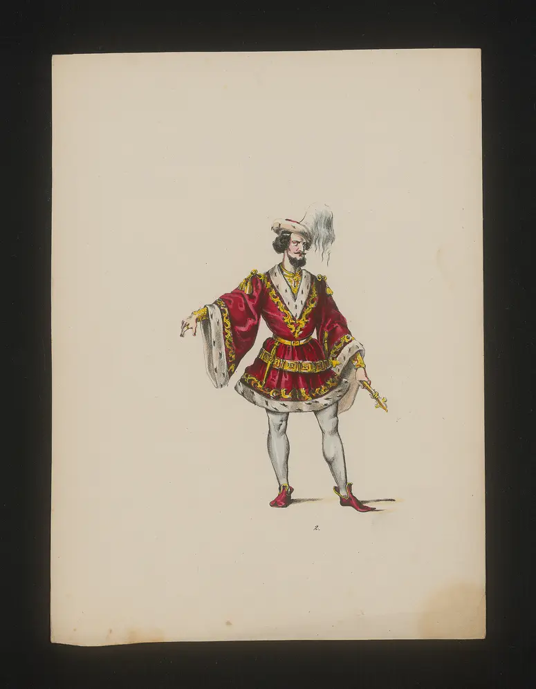 König und Bauer, Titel der Serie: Neue Costume-Sammlung verschiedener Zeiten und Nationen