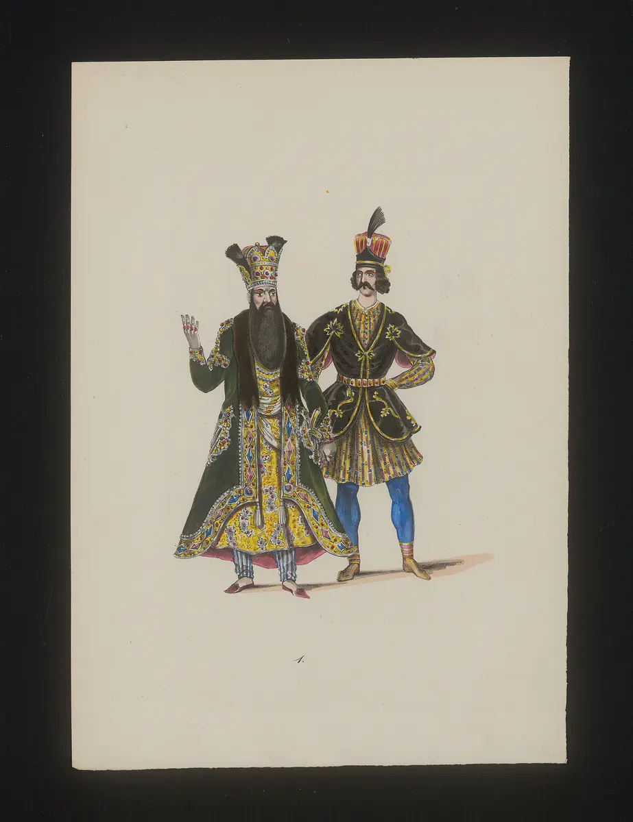 Turandot, Prinzessin von Schiras, Titel der Serie: Neue Costume-Sammlung verschiedener Zeiten und Nationen