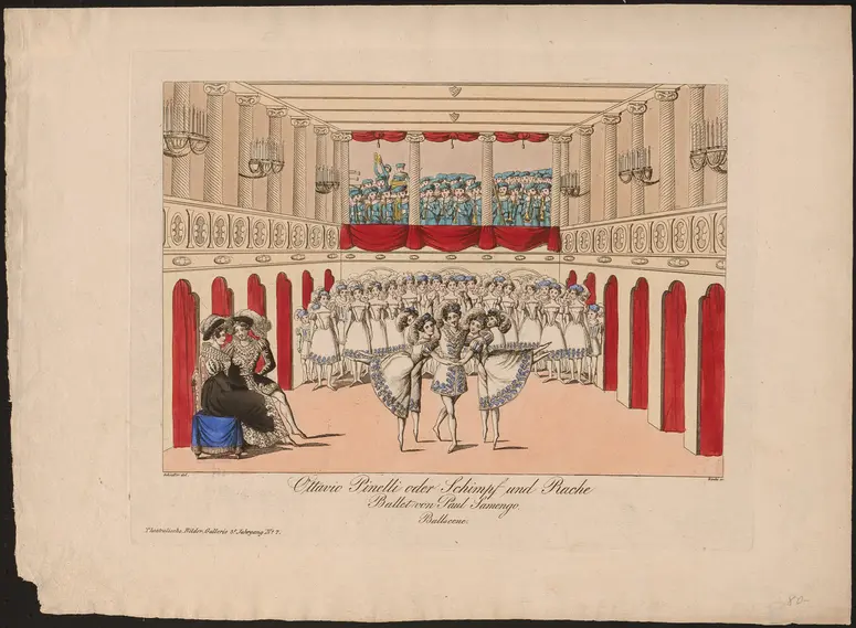 Ottavio Pinelli oder Schimpf und Rache, Titel der Serie: Theatralische Bilder-Gallerie, Name der Zeitschrift: Wiener Theaterzeitung