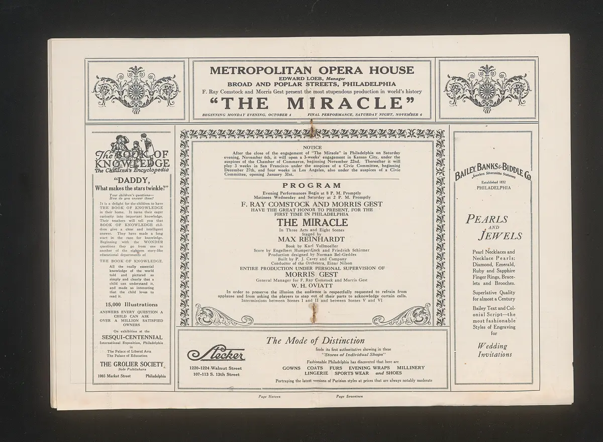 Das Mirakel (The Miracle)