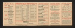 Salzburger Festspiele 1934, Titel in Vorlageform: Salzburg Festival 1934, Verweis auf Stücktitel: Fidelio, Verweis auf Stücktitel: Cosi fan tutte, Verweis auf Stücktitel: Figaros Hochzeit, Verweis auf Stücktitel: Die ägyptische Helena, Verweis auf Stücktitel: Elektra, Verweis auf Stücktitel: Die Frau ohne Schatten, Verweis auf Stücktitel: Der Rosenkavalier, Verweis auf Stücktitel: Don Giovanni, Verweis auf Stücktitel: Oberon, Verweis auf Stücktitel: Tristan und Isolde, Verweis auf Stücktitel: Jedermann, Verweis auf Stücktitel: Faust