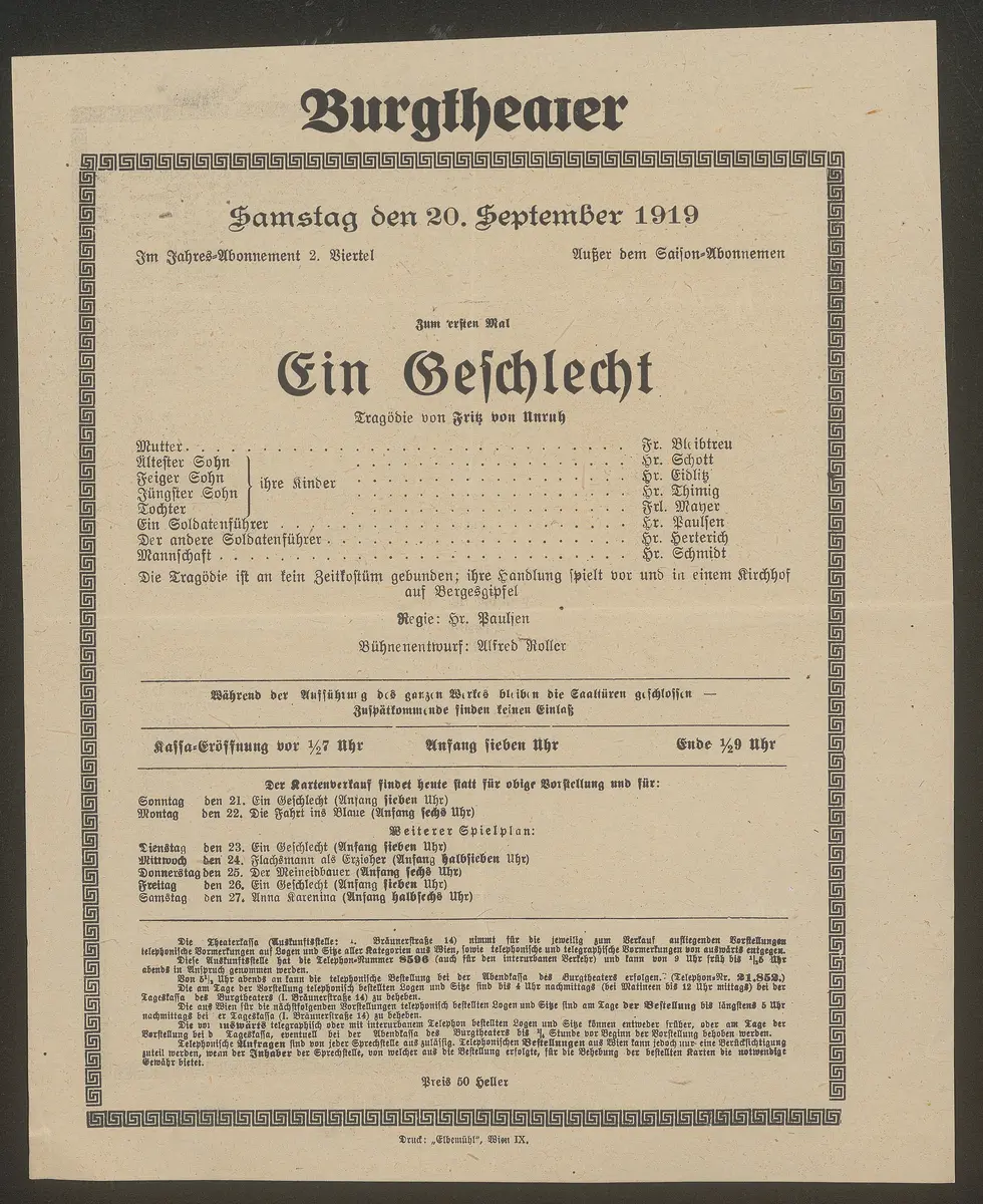 Ein Geschlecht