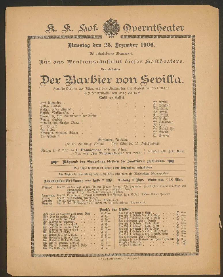Der Barbier von Sevilla