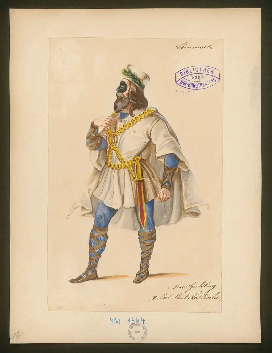 Struensee und die Deutschen in Dänemark, Titel der Serie: Figurinen des k.k. Hof-Burgtheaters