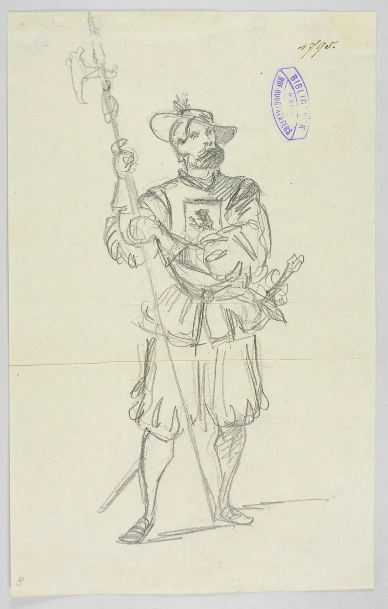 Wilhelm Tell, Titel der Serie: Figurinen des k.k. Hof-Burgtheaters