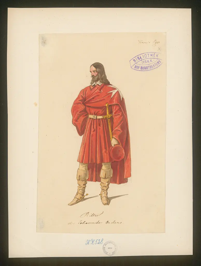 Die Krone von Cypern, Titel der Serie: Figurinen des k.k. Hof-Burgtheaters