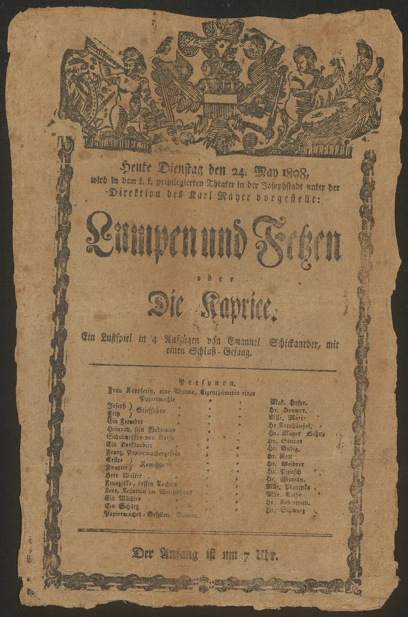 Lumpen und Fetzen oder Die Kaprice