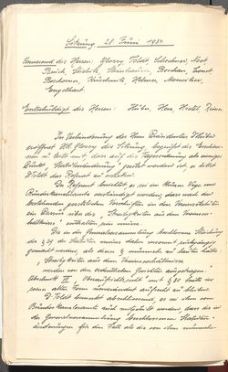 Protokolle der Ausschusssitzungen des Vereines des Deutschen Volkstheaters in Wien