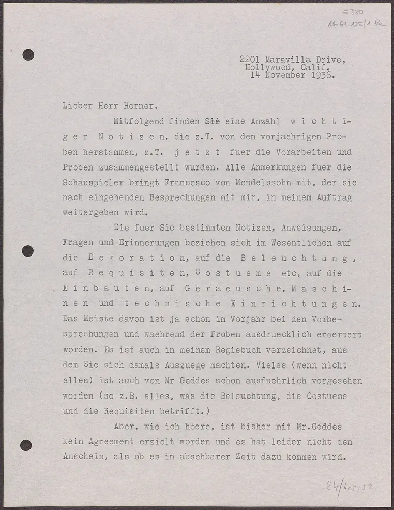 Briefentwurf