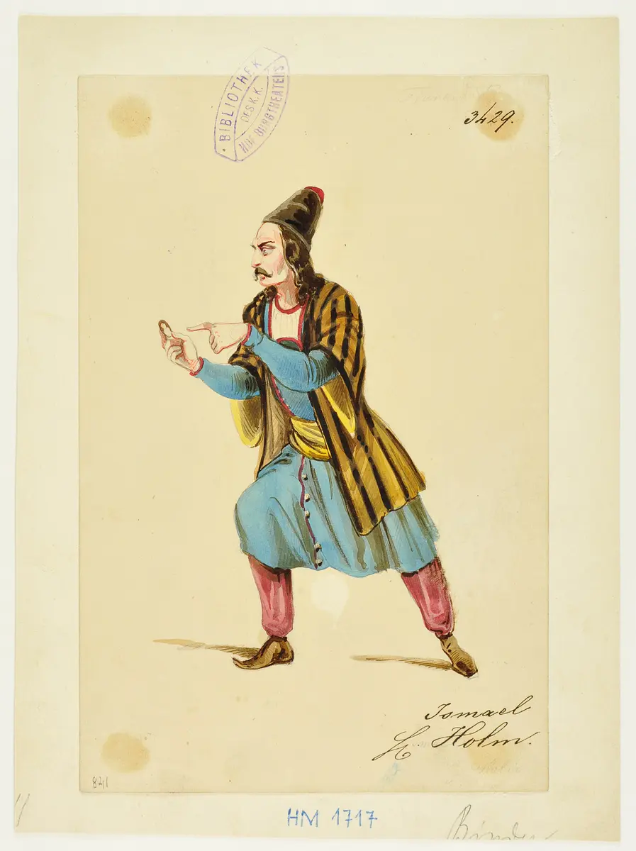 Turandot, Prinzessin von China, Suchtitel: Turandot, Titel der Serie: Figurinen des k.k. Hof-Burgtheaters