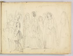 Die Jungfrau von Orleans, Titel der Serie: Figurinen des k.k. Hof-Burgtheaters