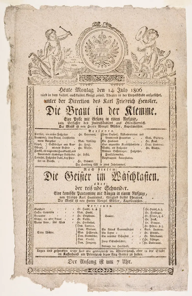 Die Braut in der Klemme, Die Geister im Wäschkasten