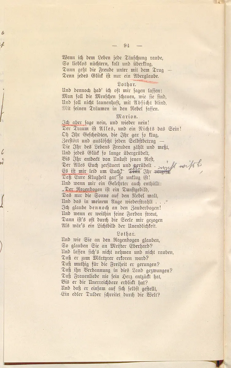 Die Fee Caprice. Lustspiel in 3 Akten