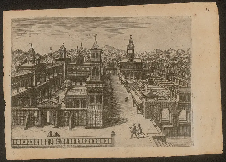 ohne Titel, Titel der Serie: Kleine perspektivische Architekturansichten