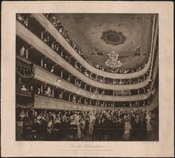 Wien, Altes Burgtheater, Titel in Vorlageform: Das alte Hofburgtheater