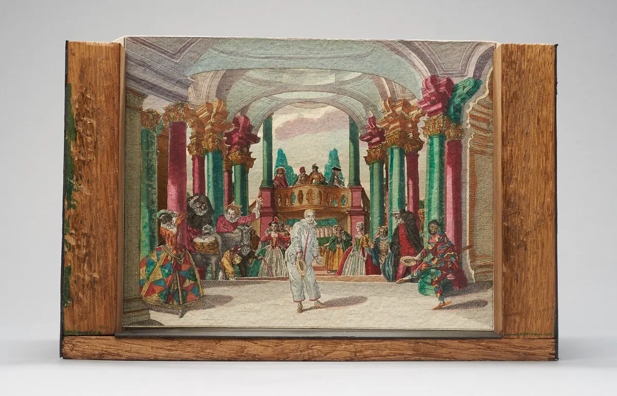 Praesentation der Italiänischen Comoedianten