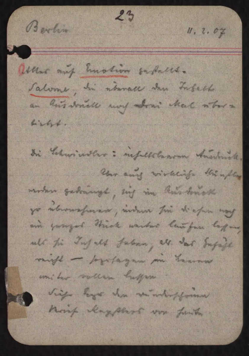 Aufzeichnung