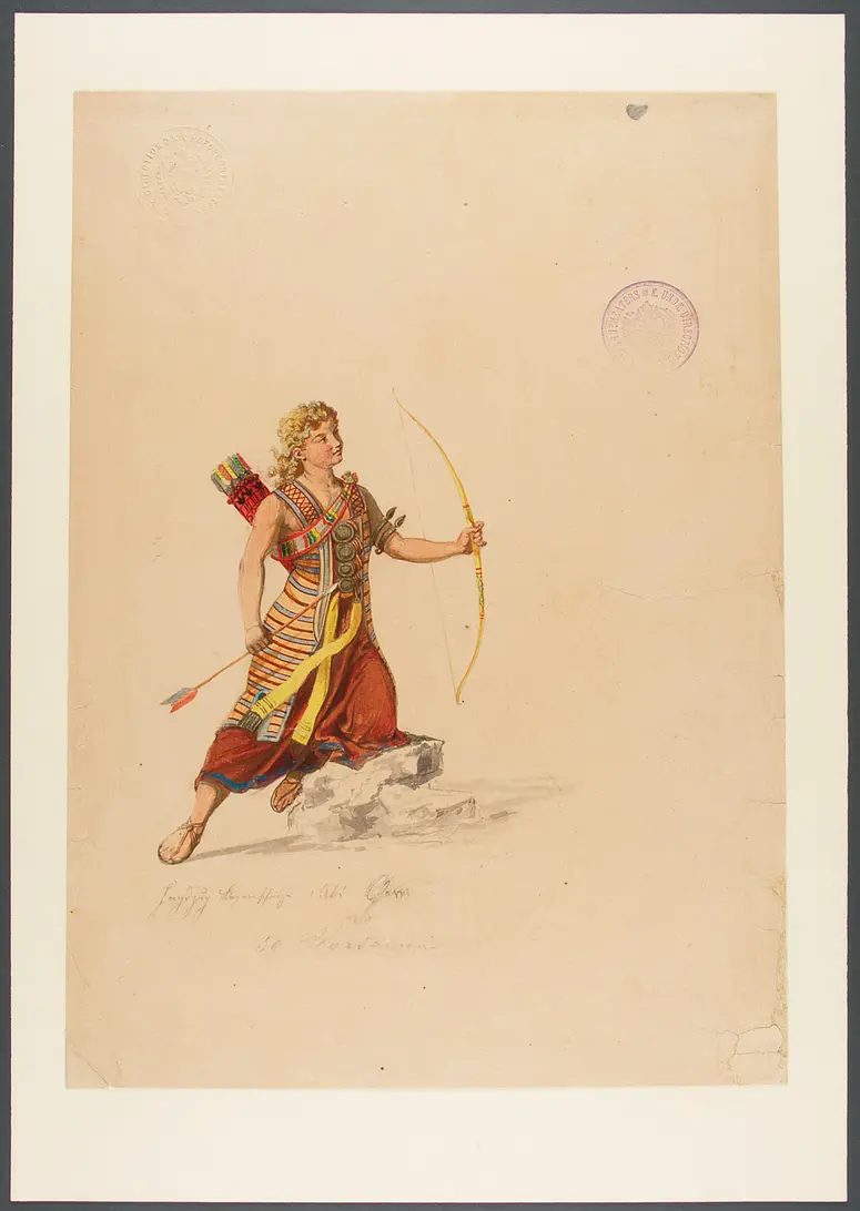 Die Zauberflöte, Titel der Serie: Figurinen des k.k. Hofoperntheaters
