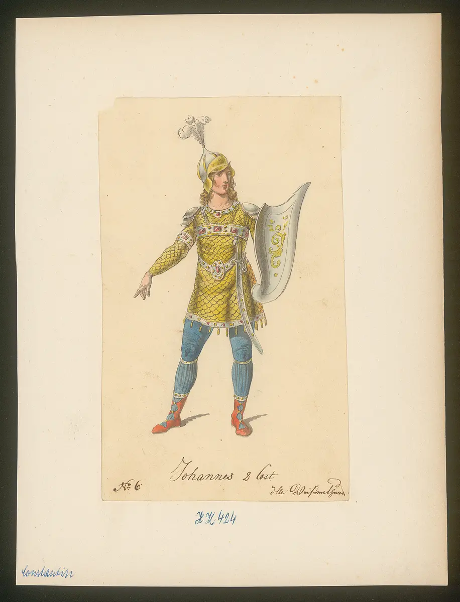 Constantin, Titel der Serie: Figurinen des k.k. Hof-Burgtheaters