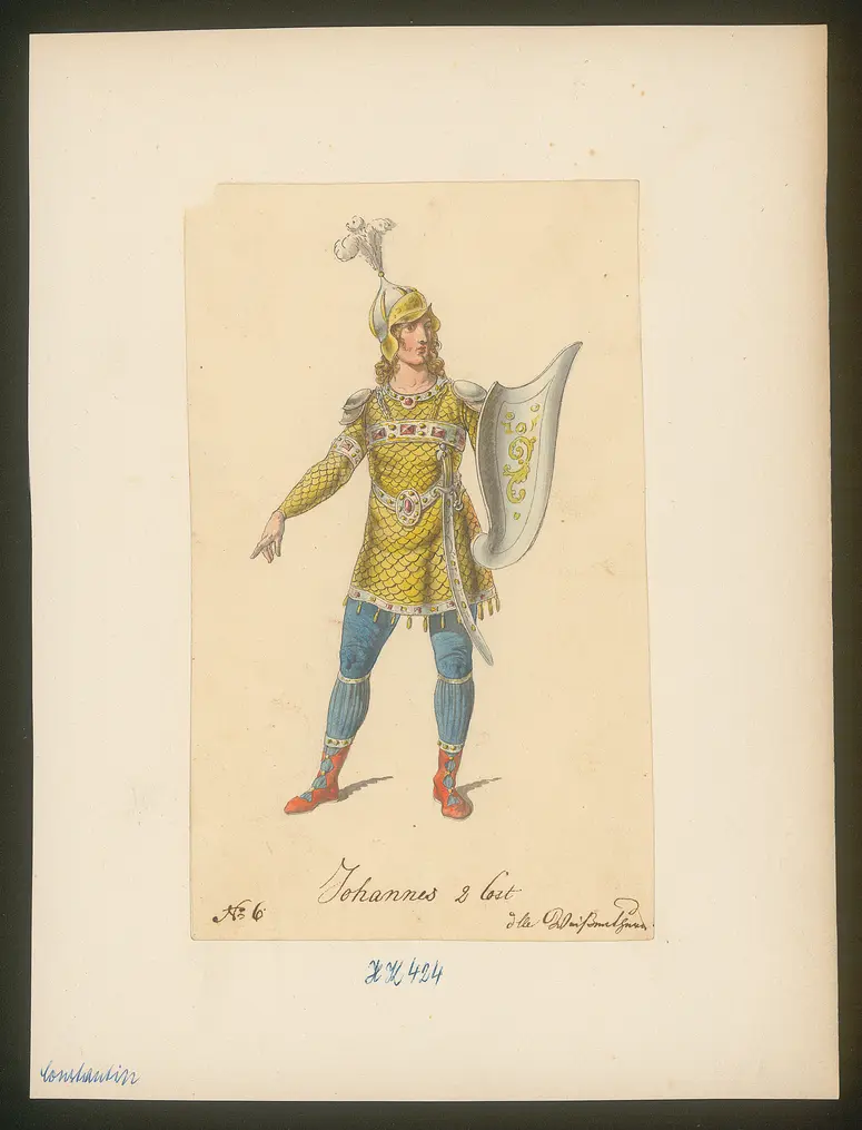 Constantin, Titel der Serie: Figurinen des k.k. Hof-Burgtheaters