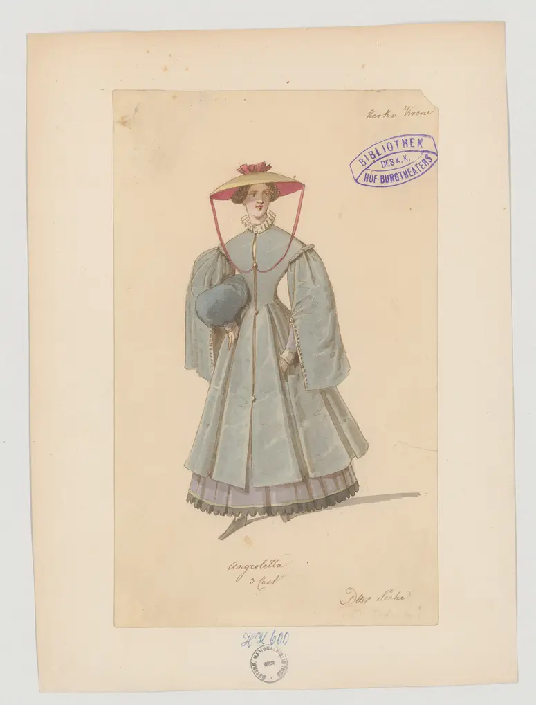 Kerker und Krone, Titel der Serie: Figurinen des k.k. Hof-Burgtheaters