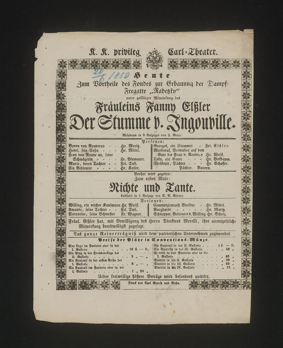 Der Stumme von Ingouville, Nichte und Tante