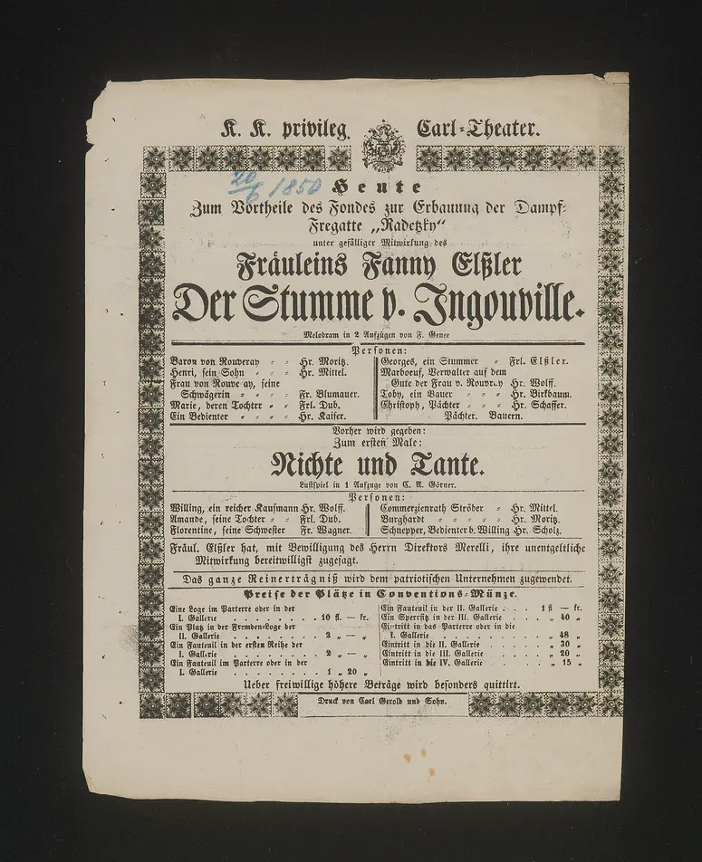 Der Stumme von Ingouville, Nichte und Tante