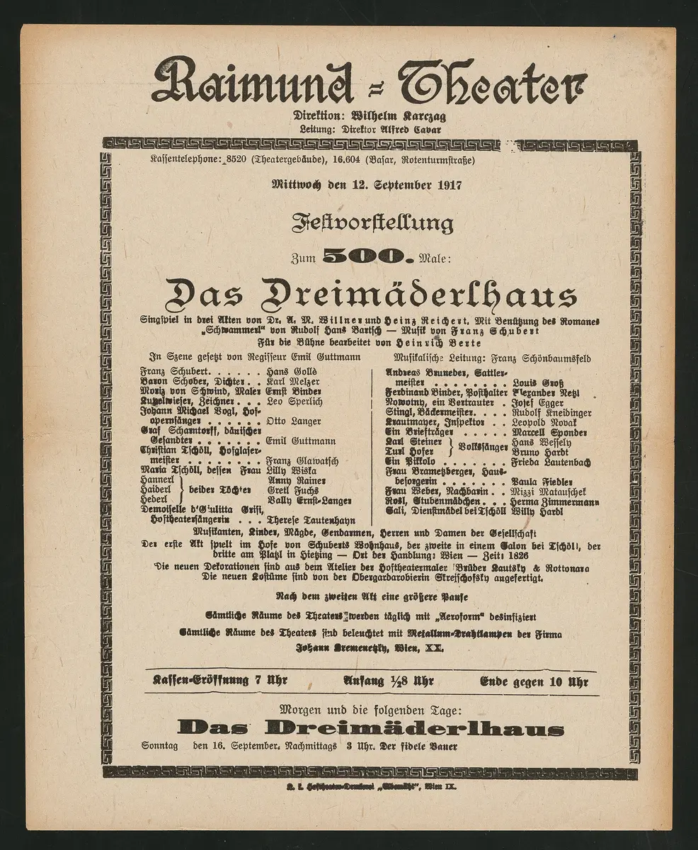 Das Dreimäderlhaus