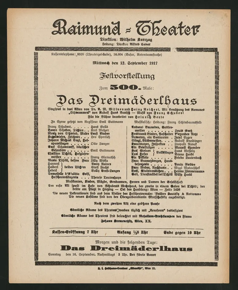Das Dreimäderlhaus