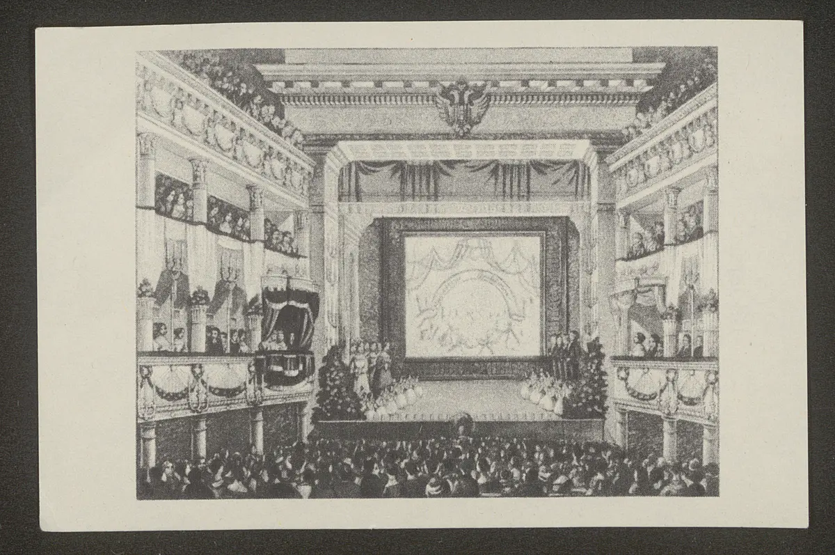 Wien, Theater in der Josefstadt, Titel der Serie: Bildserie der Österreichischen Tabakregie