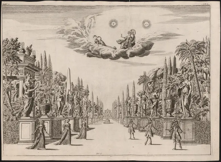 Die Durchlauchtigste Zusammenkunft, Verweis auf Stücktitel: Musicalische Opera und Ballet von der Wirckung der Sieben Planeten, Weiterer Titel: Planeten-Ballett