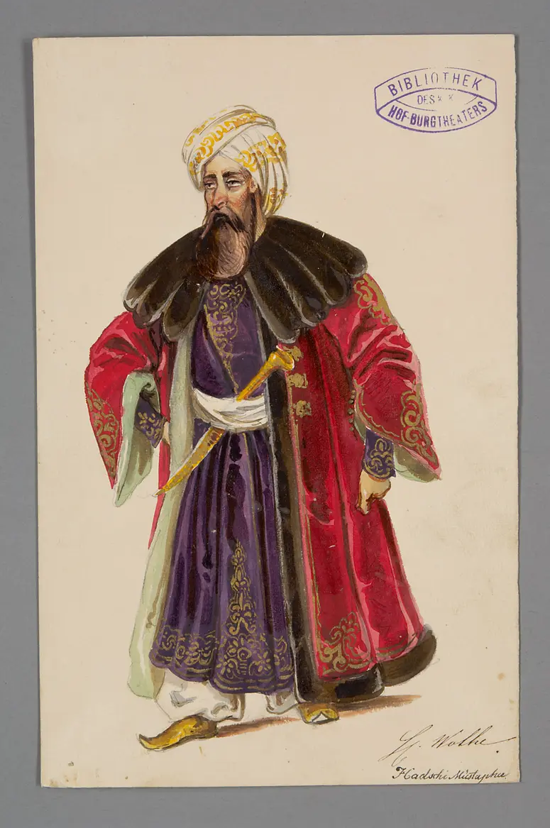 Czerny Georg, Titel der Serie: Figurinen des k.k. Hof-Burgtheaters