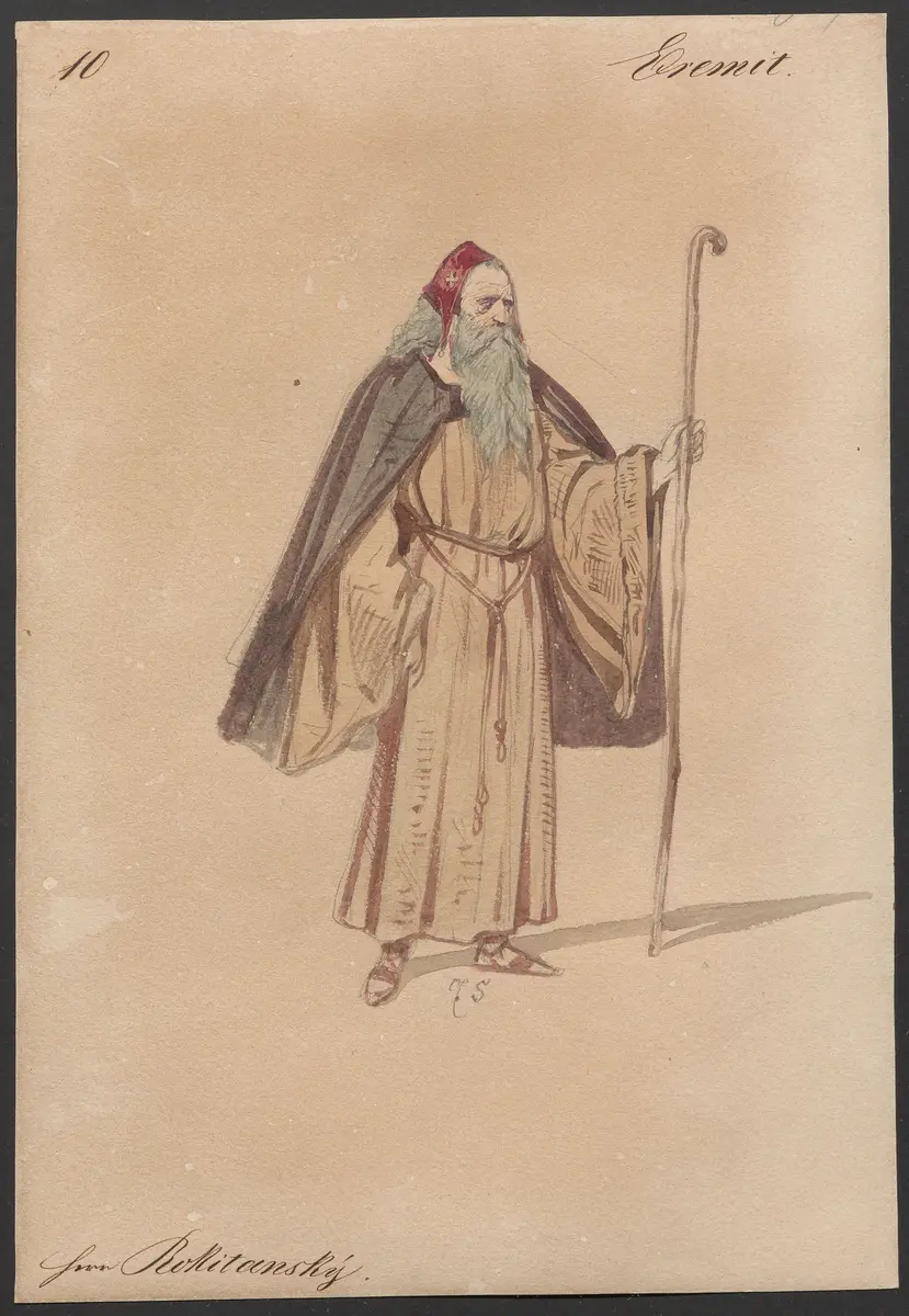 Der Freischütz, Titel der Serie: Figurinen des k.k. Hofoperntheaters